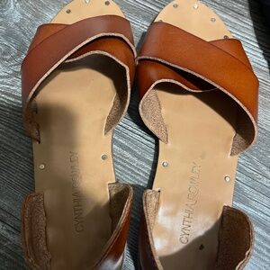 Women’s size 7.5 Cynthia Rowley Reddish brown sandles